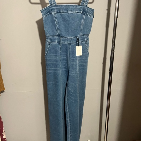 Forever 21 Blue Denim Jumpsuit - Picture 1 of 10